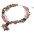 Multi-gemstone beaded necklace, 'Magnolia Scent' - Fair Trade Multigemstone Beaded Necklace in Pink and Grey (image 2b) thumbail