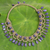 Collar de cuello de lapislázuli - Collar de cordón de lapislázuli hecho a mano en Tailandia