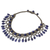 Lapis lazuli collar necklace, 'Blue Folk Lace' - Lapis Lazuli Cord Collar Necklace Handmade in Thailand (image 2b) thumbail