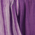 Cotton infinity scarf, 'Purple Skies' - Hand Woven 100% Cotton Infinity Scarf in Purple and White (image 2d) thumbail