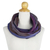 Cotton infinity scarf, 'Radiant Horizon' - Colorful 100% Cotton Hand Woven Infinity Scarf from Thailand (image 2b) thumbail