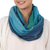 Cotton infinity scarf, 'Seaside Breezes' - Artisan Crafted 100% Cotton Infinity Scarf from Thailand thumbail