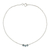 Blue topaz anklet, 'Sky Walk' - Blue Topaz and Sterling Silver Anklet from Thailand thumbail