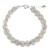 Sterling silver torsade bracelet, 'Thai River' - Artisan Crafted Sterling Silver Adjustable Torsade Bracelet