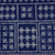 Cotton batik tablecloth, 'Mountains & Rivers' - Thai Hill Tribe Blue Cotton Batik Tablecloth (57x79) (image 2b) thumbail