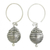 Silver dangle earrings, 'Karen New Year' - Artisan Crafted 950 Silver Dangle Earrings from Thailand thumbail