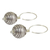 Silver dangle earrings, 'Karen New Year' - Artisan Crafted 950 Silver Dangle Earrings from Thailand (image 2b) thumbail