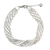 Sterling silver chain bracelet, 'Braided Lace' - Sterling Silver Five-Strand Braid Bracelet