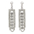 Sterling silver chandelier earrings, 'Elegant Chandeliers' - Sterling Silver Chain Chandelier Earrings from Thailand (image 2a) thumbail