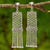 Sterling silver waterfall earrings, 'Flying Carpet Chandeliers' - Sterling Silver Waterfall Earrings on Posts from Thailand