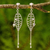 Wasserfall-Ohrringe aus Sterlingsilber - Wasserfall-Ohrringe aus Sterlingsilber mit Perlen aus Thailand