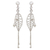 Wasserfall-Ohrringe aus Sterlingsilber - Wasserfall-Ohrringe aus Sterlingsilber mit Perlen aus Thailand