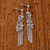 Wasserfall-Ohrringe aus Sterlingsilber - Kronleuchter-Ohrringe aus Sterlingsilber mit Kugelkette aus Thailand