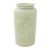 Celadon ceramic vase, 'Natural Glory' - Artisan Crafted Nature Inspired Green Ceramic Vase