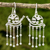 Sterling silver dangle earrings, 'Happy Snail' - Artisan Crafted Snail Shaped Sterling Silver Dangle Earrings (image 2) thumbail
