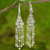 Sterling silver dangle earrings, 'Delicate Kite' - Artisan Crafted Sterling Silver Earrings with a Spiral Motif (image 2) thumbail