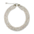 Cultured pearl strand necklace, 'Triple White Halo' - Artisan Crafted Thai Triple White Pearl Strand Necklace (image 2d) thumbail