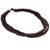 Wood beaded necklace, 'Dark Chocolate Dance' - Thai Artisan Crafted Wood Bead Necklace in Dark Brown (image 2b) thumbail