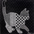 'Be Funny' - Pintura acrílica original en blanco y negro de gato sobre lienzo