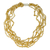 Citrine multi-strand necklace, 'Citrus Burst' - Citrine and Sterling Silver Multi-Strand Necklace thumbail