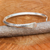 Sterling silver cuff bracelet, 'Flower Flow' - 925 Sterling Silver Cuff Bracelet Hand Made in Thailand (image 2b) thumbail