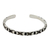 Sterling silver cuff bracelet, 'Karen Kisses' - Hand Crafted Hill Tribe Sterling Silver Cuff Bracelet