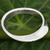 Sterling silver bangle bracelet, 'Bubble Breeze' - Sterling Silver Abstract Bangle Bracelet from Thailand