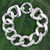 Sterling silver chain bracelet, 'Shining Links' - Sterling Silver Cuban Link Chain Bracelet from Thailand (image 2) thumbail