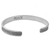 Sterling silver cuff bracelet, 'Sterling Peace' - Karen Hill Tribe Sterling Silver Cuff Bracelet Thailand