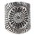 Sterling silver wrap ring, 'Karen Aster' - Hand Made Sterling Silver Wrap Ring Floral Thailand (image 2a) thumbail
