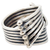 Sterling silver cocktail ring, 'Sterling Hug' - Hand Made Karen Sterling Silver Ring from Thailand (image 2c) thumbail