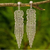 Wasserfall-Ohrringe aus Sterlingsilber, 'Curtain Call - Handgefertigte thailändische Wasserfall-Ohrringe aus Sterlingsilber