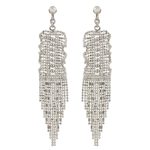 Sterling silver waterfall earrings, 'Curtain Call' - Thai Handcrafted Sterling Silver Waterfall Earrings