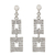 Sterling silver dangle earrings, 'Bangkok Palace' - Artisan Crafted Thai Dangle Earrings in Sterling Silver