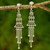 Sterling silver waterfall earrings, 'Sterling Palaces' - Sterling Silver Multi Layer Waterfall Earrings Thailand