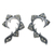 Marcasite drop earrings, 'The Dearest' - Hand Crafted Marcasite and Sterling Silver Drop Earrings thumbail