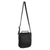 Leather shoulder bag, 'Voyager in Black' - Fair Trade Thai Black Leather Handcrafted Shoulder Bag