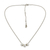 Collar colgante de plata esterlina - Collar con colgante de trío de plata esterlina de Tailandia