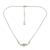 Cultured pearl pendant necklace, 'Glowing Moons' - Cultured Pearl and Sterling Silver Necklace from Thailand (image 2e) thumbail