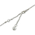 Cultured pearl pendant necklace, 'Glowing Moons' - Cultured Pearl and Sterling Silver Necklace from Thailand (image 2g) thumbail