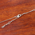Sterling silver pendant necklace, 'Skeleton Keys' - Sterling Silver Adjustable Pendant Necklace from Thailand (image 2d) thumbail