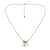 Sterling silver pendant necklace, 'Skeleton Keys' - Sterling Silver Adjustable Pendant Necklace from Thailand (image 2e) thumbail