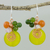 Quartz dangle earrings, 'Sweet Temptation' - Lemon Quartz and Glass Bead Dangle Earrings with Copper