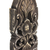 Wood sculpture, 'Royal Flowers' - Hand Made Wood Floral Sculpture Gold Tone from Thailand