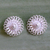 Sterling silver stud earrings, 'Zinnia Flowers' - Hand Made Sterling Silver Stud Earrings Floral Thailand thumbail