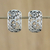 Sterling silver drop earrings, 'Floral World' - Sterling Silver Floral Drop Earrings from Thailand