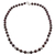 Halskette mit Granatperlen - Perlenkette aus Granat und 950er Silber aus Thailand