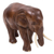 Wood sculpture, 'Relaxed Little Elephant' - Hand Made Wood Elephant Sculpture from Thailand (image 2a) thumbail