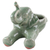 Celadon ceramic dish, 'Entertaining Elephant' - Green Celadon Ceramic Thai Elephant Dish (image 2a) thumbail