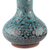 Celadon ceramic bud vase, 'Coral Cluster' - Hand Crafted Turquoise Thai Celadon Ceramic Bud Vase (image 2e) thumbail